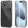 Apple iPhone 17 Pro Max, Műanyag hátlap védőtok + szilikon keret, FlexAir Hybrid, átlátszó