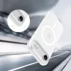 Apple iPhone Air (2025), Műanyag hátlap védőtok + szilikon keret, közepesen ütésálló, Magsafe töltővel kompatibilis, Magslim Magsafe, áttetsző/fehér