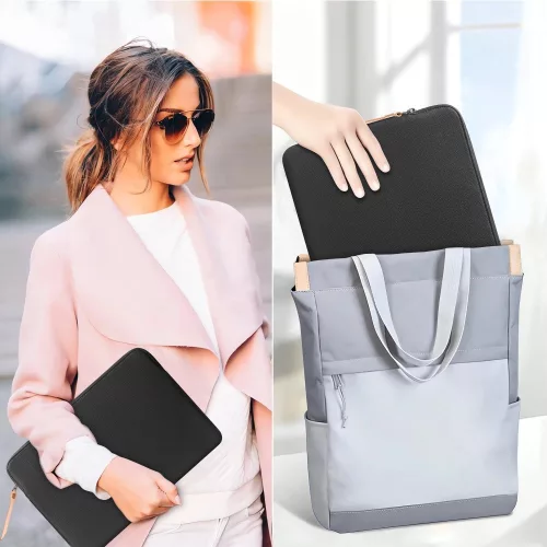 Laptop táska, 15 - 16" készülékhez, TP Fleece, fekete