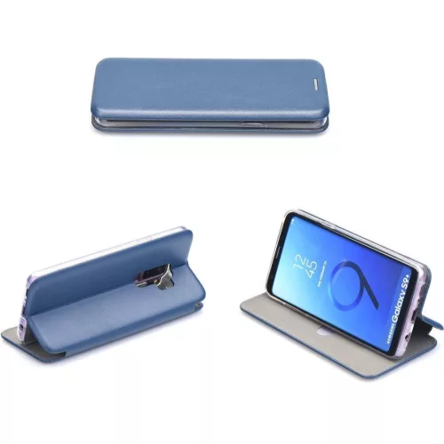 Samsung Galaxy S25 FE SM-S731, Oldalra nyíló tok, stand, Forcell Elegance, kék