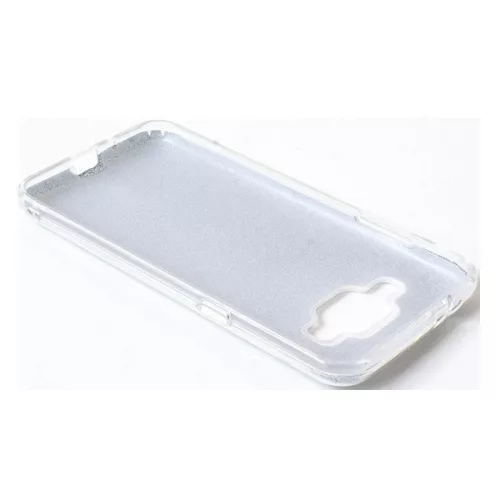 Samsung Galaxy S25 FE SM-S731, Szilikon tok, csillogó, Forcell Shining, ezüst