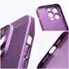 Samsung Galaxy A17 4G / A17 5G SM-A175F / A176B, Műanyag hátlap védőtok, légáteresztő, lyukacsos minta, Breezy, lila