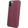 Samsung Galaxy S25 FE SM-S731, Oldalra nyíló tok, stand, Forcell Elegance, bordó