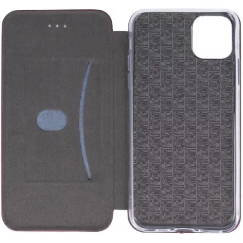 Samsung Galaxy S25 FE SM-S731, Oldalra nyíló tok, stand, Forcell Elegance, bordó
