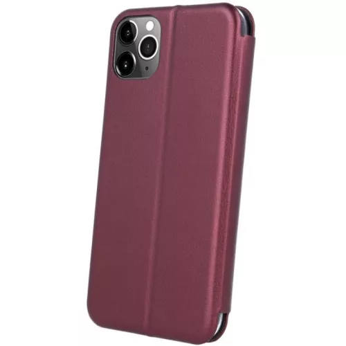 Samsung Galaxy A17 4G / A17 5G SM-A175F / A176B, Oldalra nyíló tok, stand, Forcell Elegance, bordó