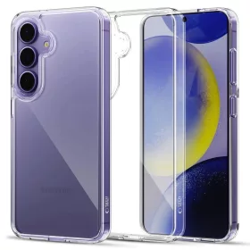   Samsung Galaxy S25 FE SM-S731, Műanyag hátlap védőtok + szilikon keret, FlexAir Hybrid, átlátszó