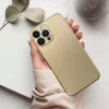 Samsung Galaxy A26 5G SM-A266B, Szilikon tok, mikrofiber plüss belső, csillogó hátlap, Metallic Case, arany