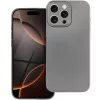 Samsung Galaxy S24 SM-S921, Szilikon tok, mikrofiber plüss belső, csillogó hátlap, Metallic Case, szürke