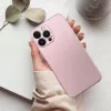 Samsung Galaxy S25 Edge SM-S937, Szilikon tok, mikrofiber plüss belső, csillogó hátlap, Metallic Case, rózsaszín
