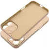 Xiaomi Redmi Note 14 Pro 4G (Global), Szilikon tok, mikrofiber plüss belső, csillogó hátlap, Metallic Case, arany