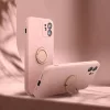 Samsung Galaxy S24 SM-S921, Szilikon tok, stand, telefontartó gyűrű, Roar Amber, rózsaszín