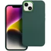Samsung Galaxy S26 SM-S942, Szilikon tok, közepesen ütésálló, fémhatású kamera keret, Frame Case, zöld