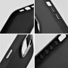 Samsung Galaxy S26 Plus SM-S947, Szilikon tok, közepesen ütésálló, fémhatású kamera keret, Frame Case, fekete