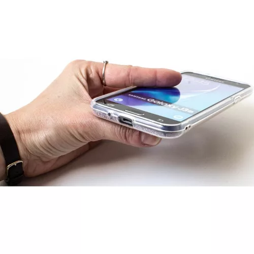 Samsung Galaxy S26 SM-S942, Szilikon tok, csillogó, Forcell Shining, vörösarany