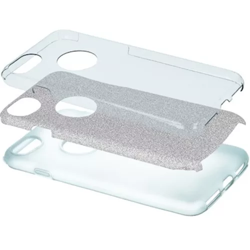 Samsung Galaxy S26 SM-S942, Szilikon tok, csillogó, Forcell Shining, ezüst