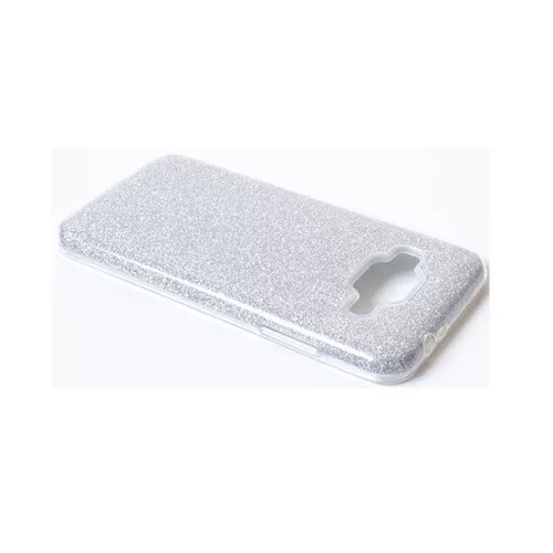 Samsung Galaxy S26 SM-S942, Szilikon tok, csillogó, Forcell Shining, ezüst