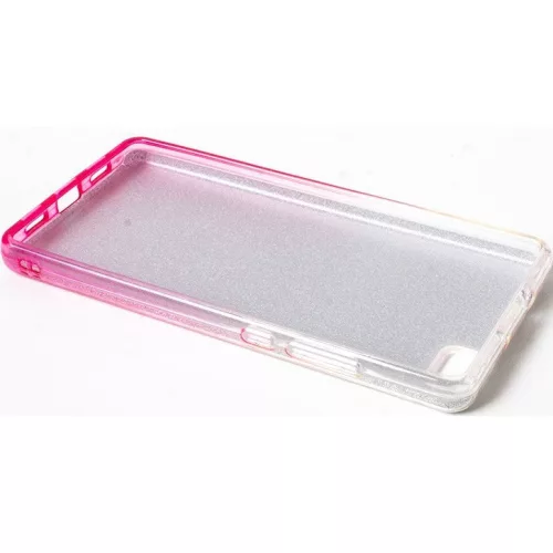 Samsung Galaxy S26 Plus SM-S947, Szilikon tok, csillogó, Forcell Shining, vörösarany/ezüst