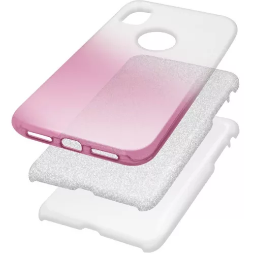 Samsung Galaxy S26 Ultra SM-S948, Szilikon tok, csillogó, Forcell Shining, vörösarany/ezüst