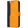 Samsung Galaxy A05s SM-A057F, Oldalra nyíló tok, stand, kártyatartóval, kézpánttal, Wooze Colour Wallet, narancssárga