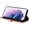 Samsung Galaxy A05s SM-A057F, Oldalra nyíló tok, stand, kártyatartóval, kézpánttal, Wooze Colour Wallet, rózsaszín