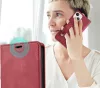 Samsung Galaxy A15 4G / A15 5G SM-A155F / A156B, Oldalra nyíló tok, stand, kártyatartóval, kézpánttal, Wooze Business Plus, piros