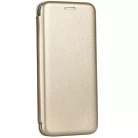   Samsung Galaxy A05 SM-A055F, Oldalra nyíló tok, stand, Forcell Elegance, arany