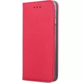   Samsung Galaxy A05 SM-A055F, Oldalra nyíló tok, stand, Smart Magnet, piros