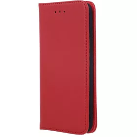   Samsung Galaxy A05s SM-A057F, Oldalra nyíló tok, valódi bőrtok, stand, Smart Pro, piros
