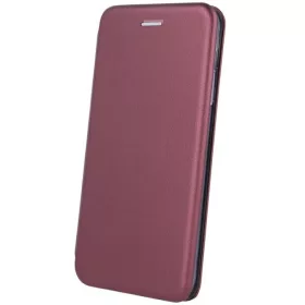  Samsung Galaxy A25 5G SM-A256B, Oldalra nyíló tok, stand, Forcell Elegance, bordó