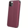 Samsung Galaxy A25 5G SM-A256B, Oldalra nyíló tok, stand, Forcell Elegance, bordó
