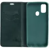 Samsung Galaxy A55 5G SM-A556B, Oldalra nyíló tok, stand, Magnet Book, zöld