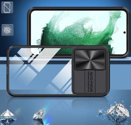 Samsung Galaxy A13 5G / A04s SM-A136U / A047F, Műanyag hátlap + szilikon keret, átlátszó akril hátlap, kamera védelem, Wooze Trendy, lila