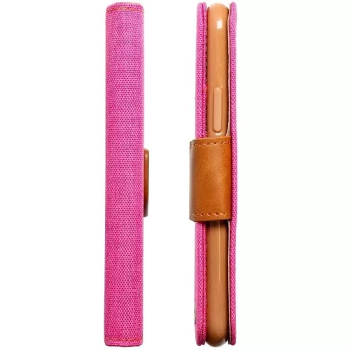 Xiaomi Redmi Note 13 Pro Plus 5G, Oldalra nyíló tok, stand, Canvas Book, rózsaszín