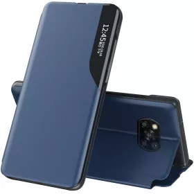   Apple iPhone 16 Pro Max, Oldalra nyíló tok, stand, Wooze FashionBook, kék