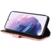 Samsung Galaxy A16 4G / A16 5G SM-A165F / A166B, Oldalra nyíló tok, stand, kártyatartóval, kézpánttal, Wooze Colour Wallet, rózsaszín