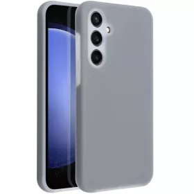   Samsung Galaxy A16 4G / A16 5G SM-A165F / A166B, Szilikon tok, mikrofiber plüss belső, Candy Case, szürke