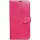 Samsung Galaxy A16 4G / A16 5G SM-A165F / A166B, Oldalra nyíló tok, kártyatartóval, kézpánttal, Mandala minta, Mezzo Book, mintás/magenta