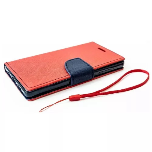 Samsung Galaxy A36 5G SM-A366B, Oldalra nyíló tok, stand, Fancy Book, piros