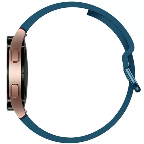 Samsung Galaxy Watch 4 / 5 / 5 Pro / 6 / 7 / FE (40 / 44 / 45mm) / Watch 4 Classic / 6 Classic (42 / 43 / 46mm), szilikon pótszíj, állítható, TP IconBand, fehér