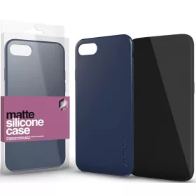  Samsung Galaxy S25 Plus SM-S936, Szilikon tok, ultravékony, matt, Xprotector Matte, sötétkék