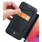 Samsung Galaxy A42 5G / M42 5G SM-A426B / M426B, Oldalra nyíló tok, stand, Dux Ducis Skin X New, fekete