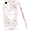 Samsung Galaxy A42 5G / M42 5G SM-A426B / M426B, Szilikon tok, sokszöges márvány minta, Wooze Geometric Marble, színes/fehér