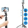 Prémium selfie bot, 34 - 153 cm, 360°-ban forgatható, exponáló gombbal, bluetooth-os, v4.0, tripod állvány funkció, fekete