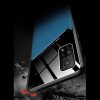 Xiaomi Redmi 10A, Szilikon tok, bőr és plexi hátlap, közepesen ütésálló, mágneses tartóval kompatibilis, Wooze Texture, kék