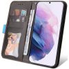 Samsung Galaxy A13 4G SM-A135F / A137F, Oldalra nyíló tok, stand, kártyatartóval, kézpánttal, Wooze Colour Wallet, kék