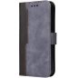 Apple iPhone 12 / 12 Pro, Oldalra nyíló tok, stand, kártyatartóval, kézpánttal, Wooze Colour Wallet, szürke