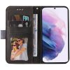 Huawei Honor Magic 4 Pro, Oldalra nyíló tok, stand, kártyatartóval, kézpánttal, Wooze Colour Wallet, szürke