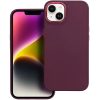 Apple iPhone 14 Pro Max, Szilikon tok, közepesen ütésálló, fémhatású kamera keret, Frame Case, lila