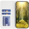 Samsung Galaxy A73 5G SM-A736B, Oldalra nyíló tok, stand, kártyatartóval, 3D rombusz minta, Wooze Pillow, fehér