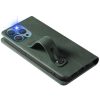 Huawei Nova 10, Oldalra nyíló tok, stand, kártyatartóval, kézpánttal, Wooze Business Plus, sötétzöld